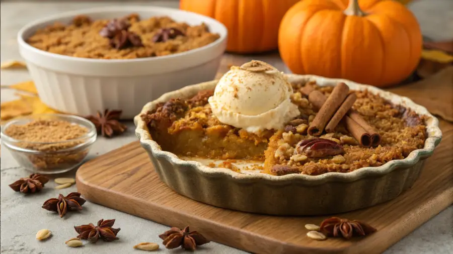 Pumpkin Pie Crisp
