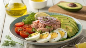Tuna & Avocado Breakfast Plate
