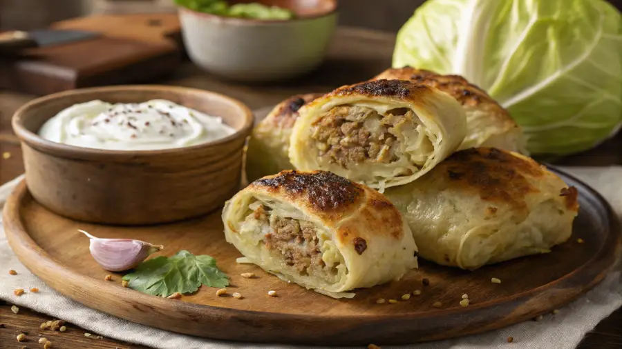 Cabbage Bread Rolls