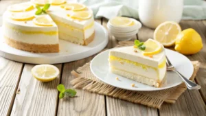 Lemon Mousse Cake