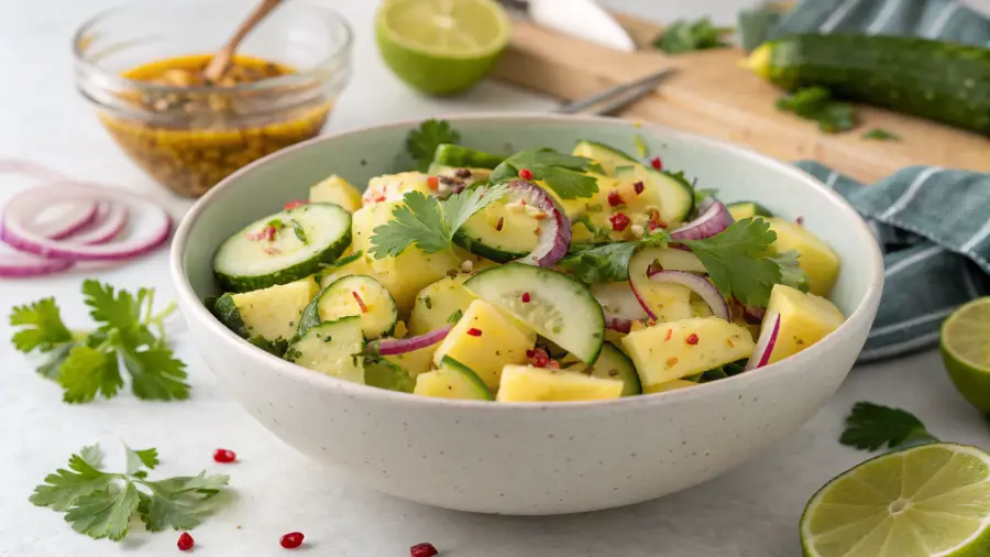 Pineapple Cucumber Salad